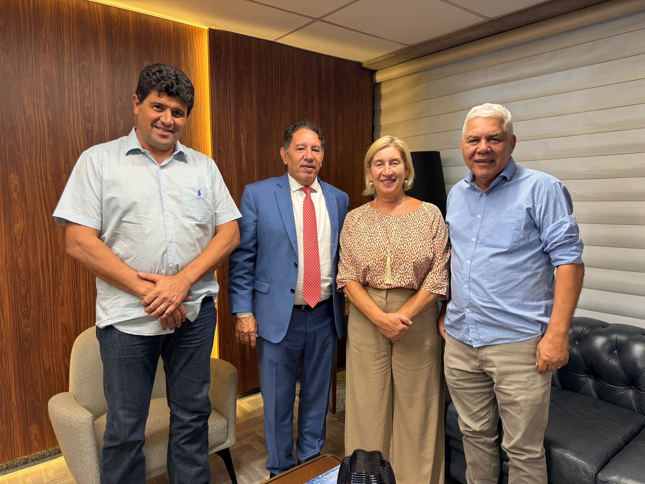 Prefeito Rodrigo Basso se reúne com o presidente da ALEMS e autoridades estaduais para fortalecer projetos de sidrolândia