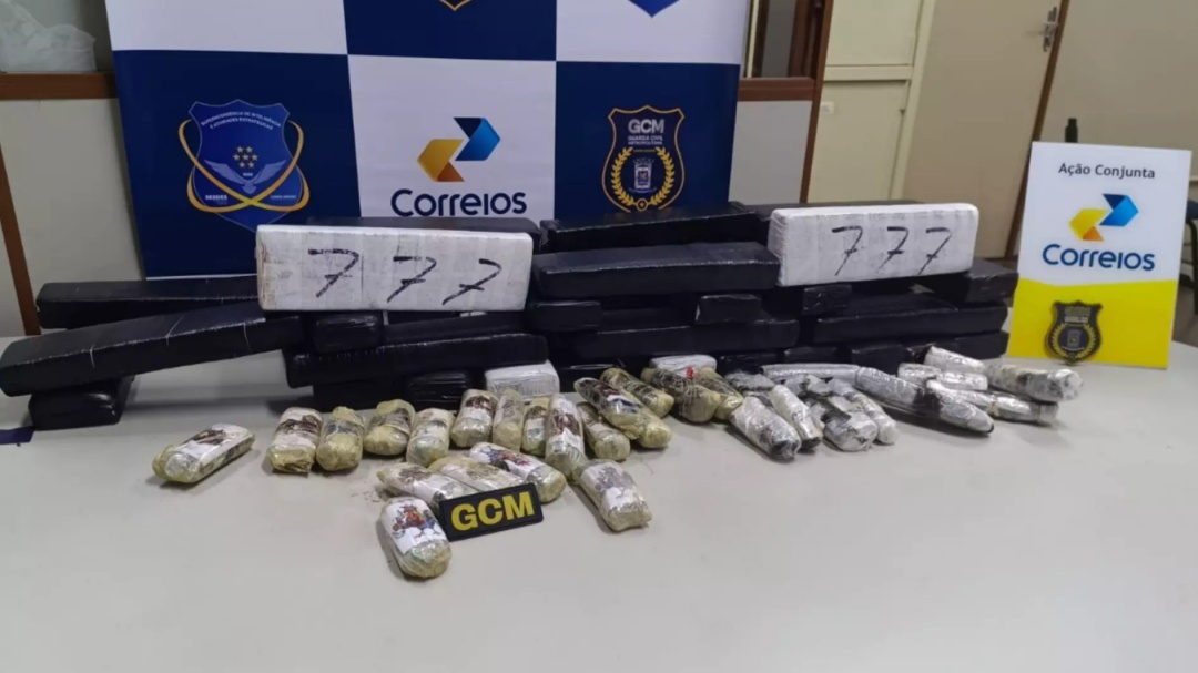 Encomenda da supermaconha em caixas de erva de terer&eacute; &eacute; interceptada nos Correios