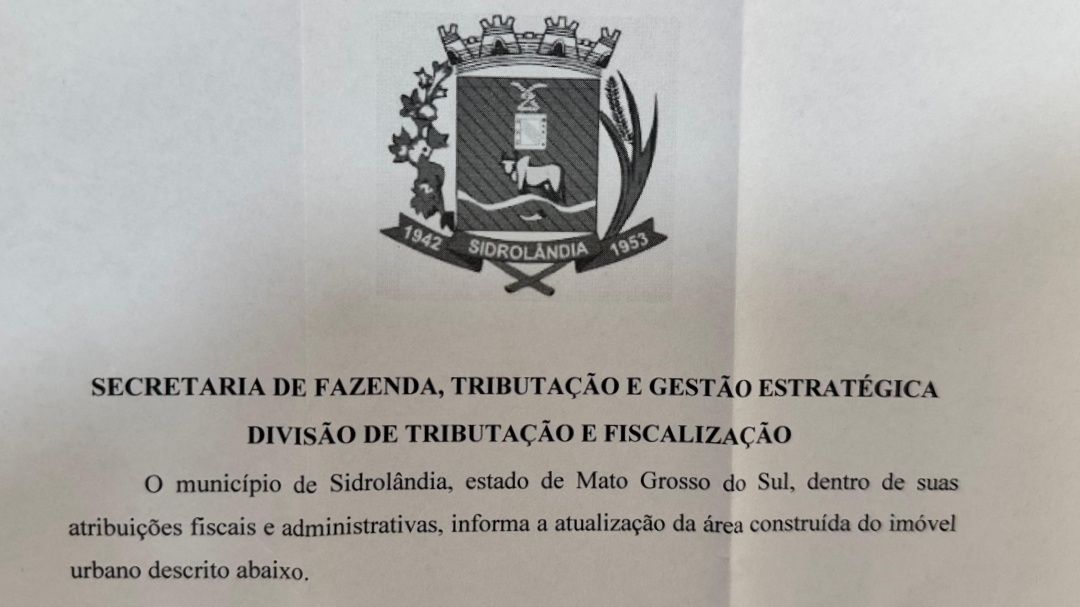 Prefeitura aperta o cerco no IPTU e contribuintes são notificados para atualizar metragem edificada