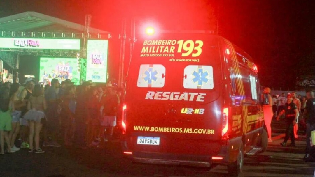 Bomba explode e deixa duas pessoas feridas durante Carnaval em Bataguassu