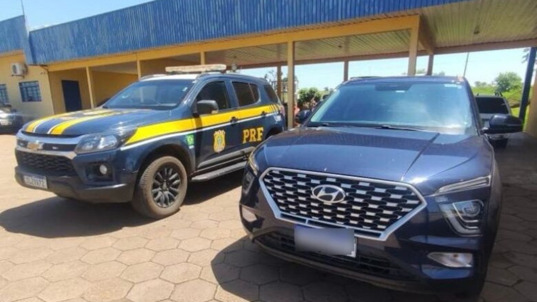 Nervosismo entrega motorista e polícia recupera em MS carro furtado em Minas