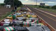 Motorista &eacute; preso levando fardos de maconha at&eacute; Santa Catarina em meio a carga de milho