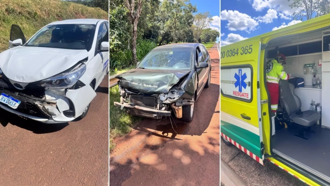 Vereadores sofrem acidente após mal súbito de motorista