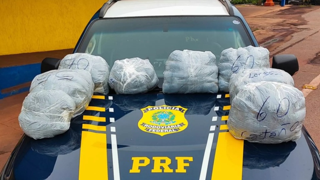 Mulher é flagrada com 82 quilos de cabelo humano pela PRF na BR-262