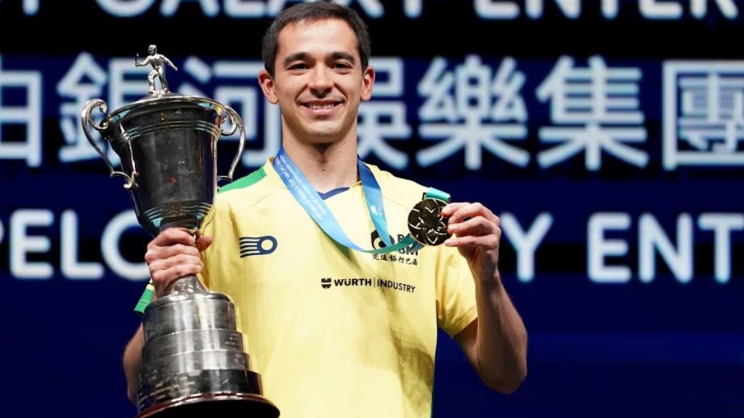 Hugo Calderano vence chinês nº 1 e leva título inédito na Copa do Mundo do tênis de mesa