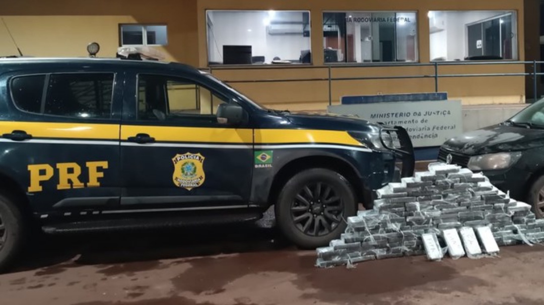 Polícia Rodoviária Federal apreende 469 kg de cocaína em Miranda e Maracaju