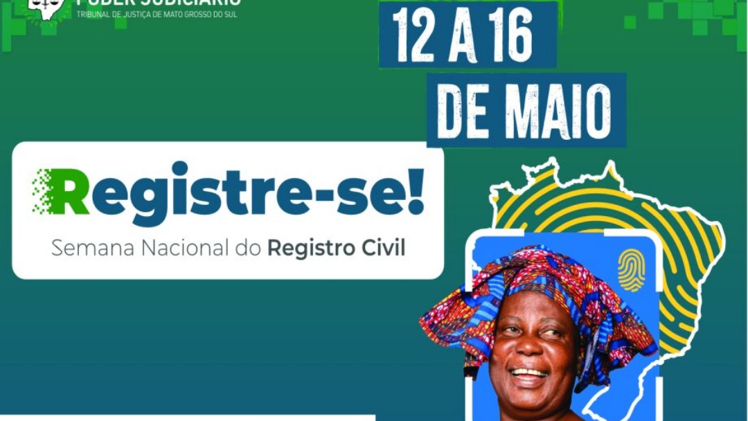 TJMS lança 3ª edição de Semana do Registro Civil - Geral - Região News