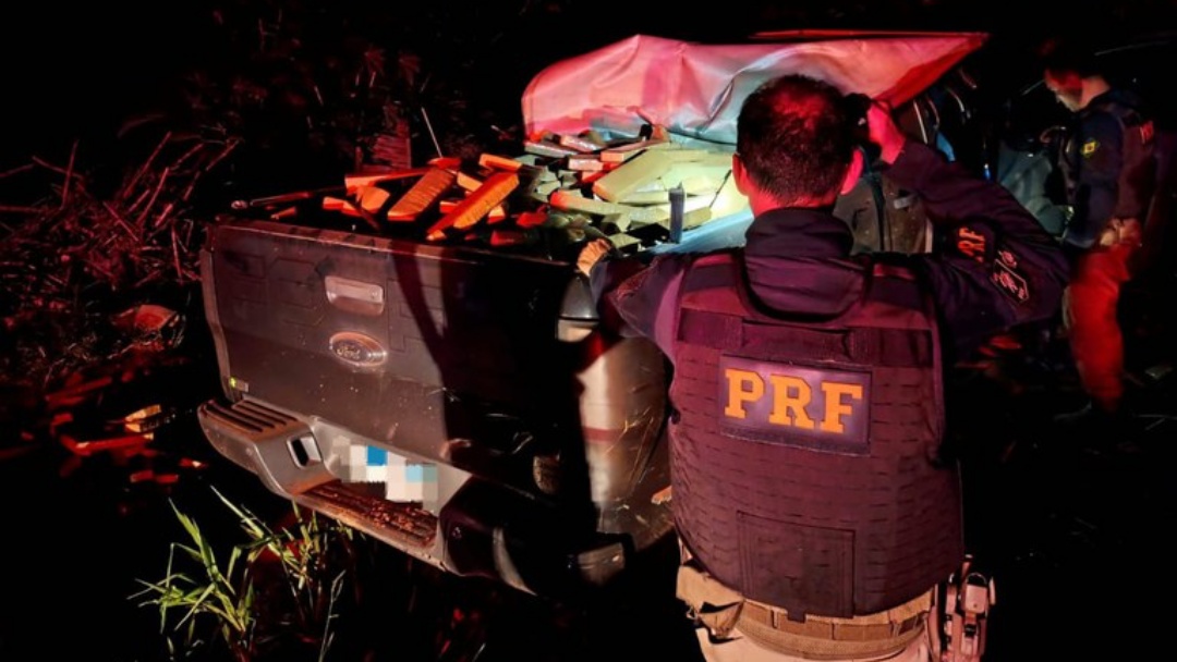 PRF apreende em Campo Grande 1,4 tonelada de maconha que passou por Sidrolândia