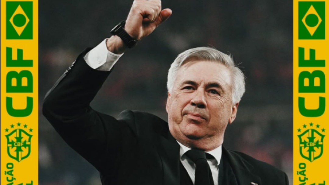 CBF anuncia Carlo Ancelotti como novo técnico da Seleção Brasileira