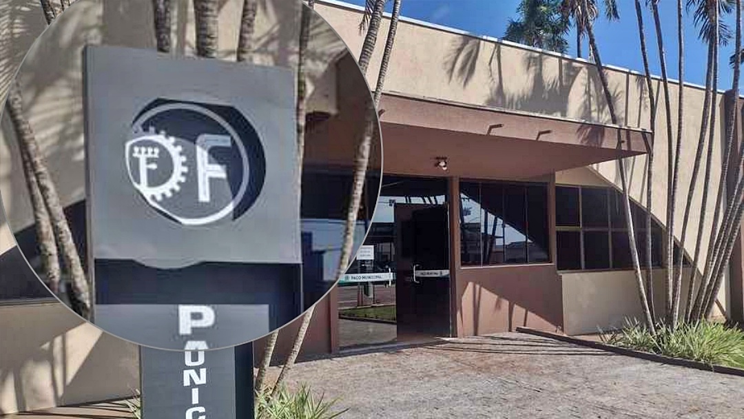 Prefeito elimina iniciais de Daltro Fiuza de totem e instala nova identifica&ccedil;&atilde;o do Pa&ccedil;o Municipal