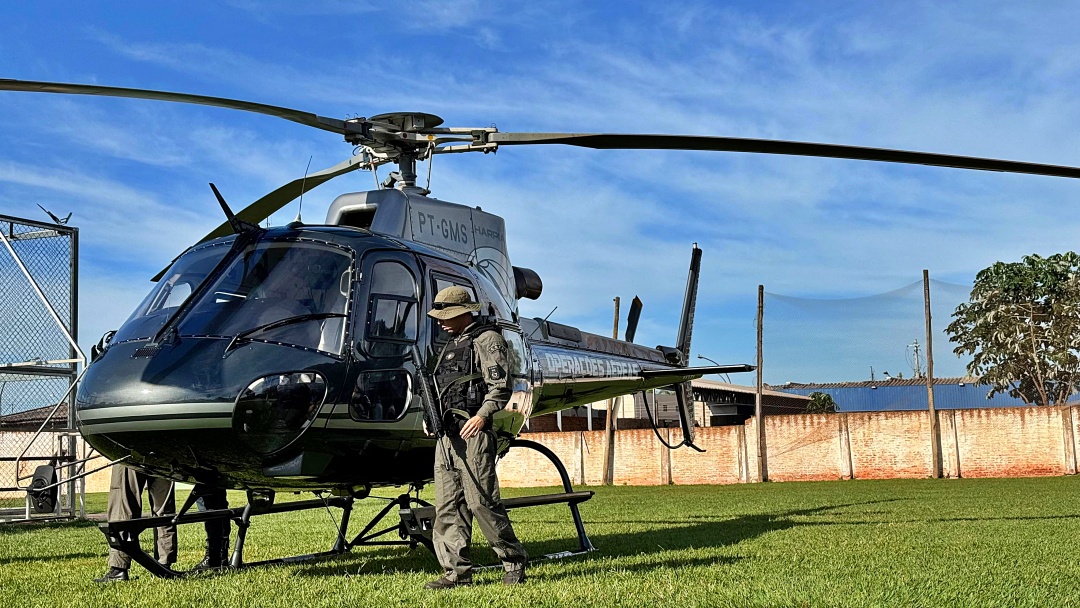 PM mobiliza 8 viaturas e helic&oacute;ptero em opera&ccedil;&atilde;o com a Pol&iacute;cia Ambiental