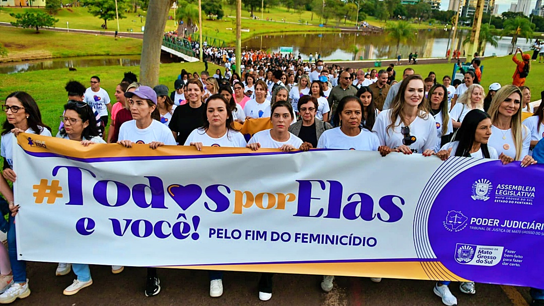 Caminhada &lsquo;Todos Por Elas&rsquo; simboliza grande ato pelo fim da viol&ecirc;ncia contra as mulheres