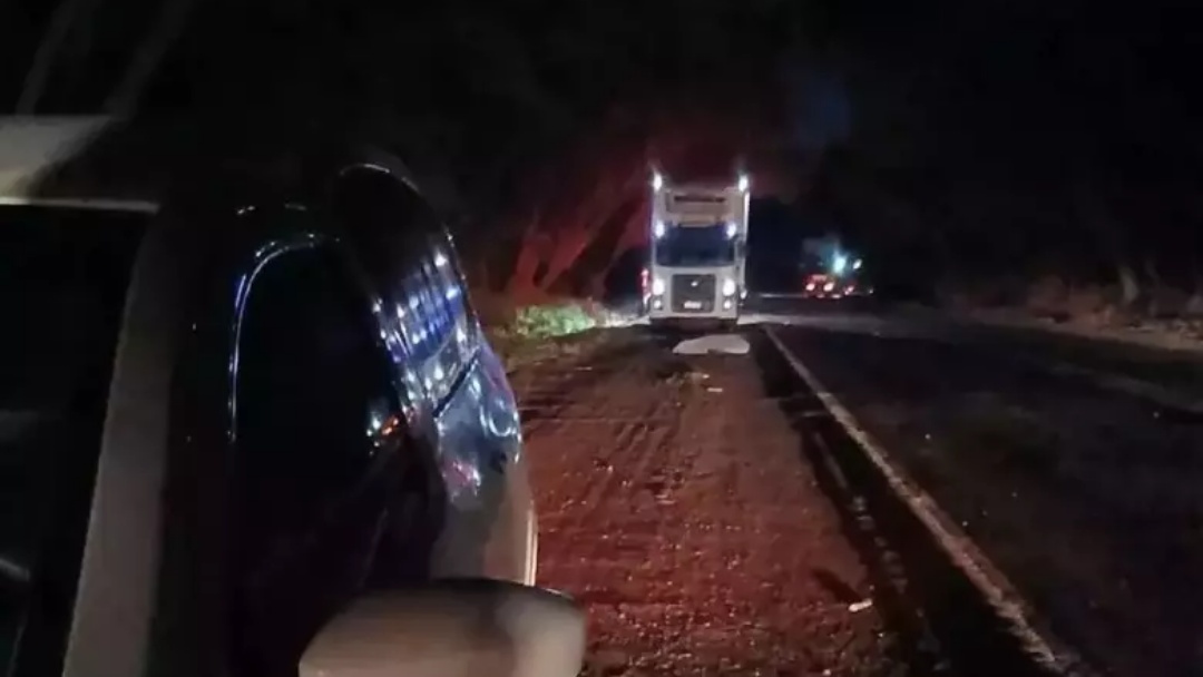 Pedestre morre ao ser atropelado por caminh&atilde;o em rodovia