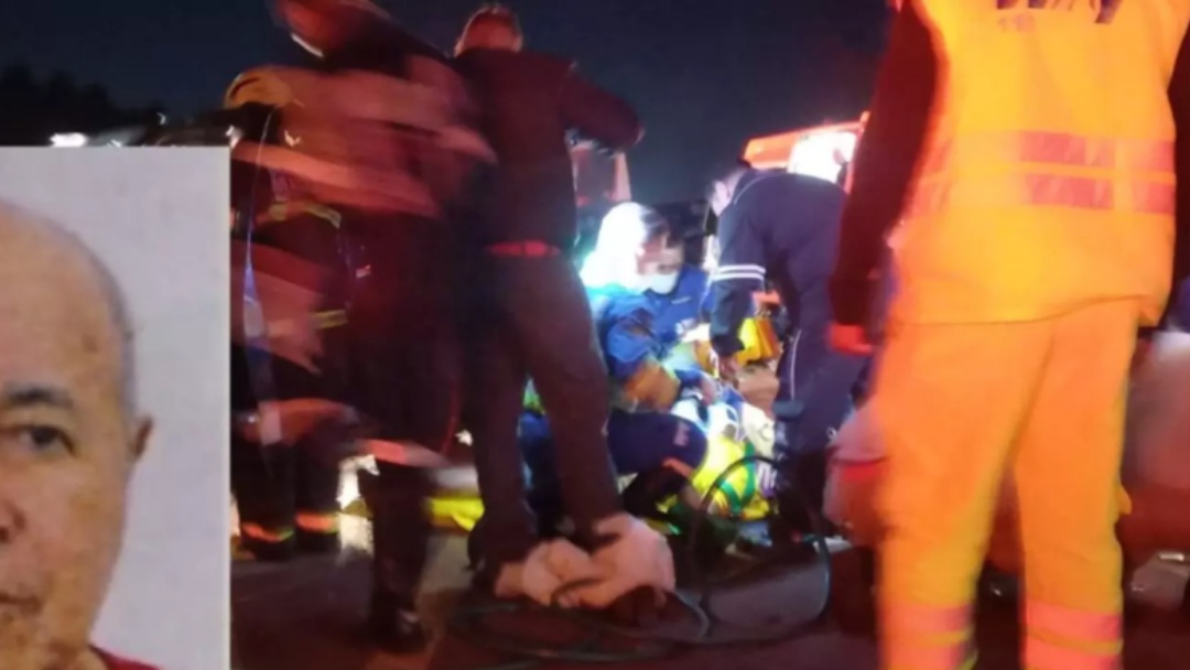 Idoso que ficou preso às ferragens após acidente morre em hospital