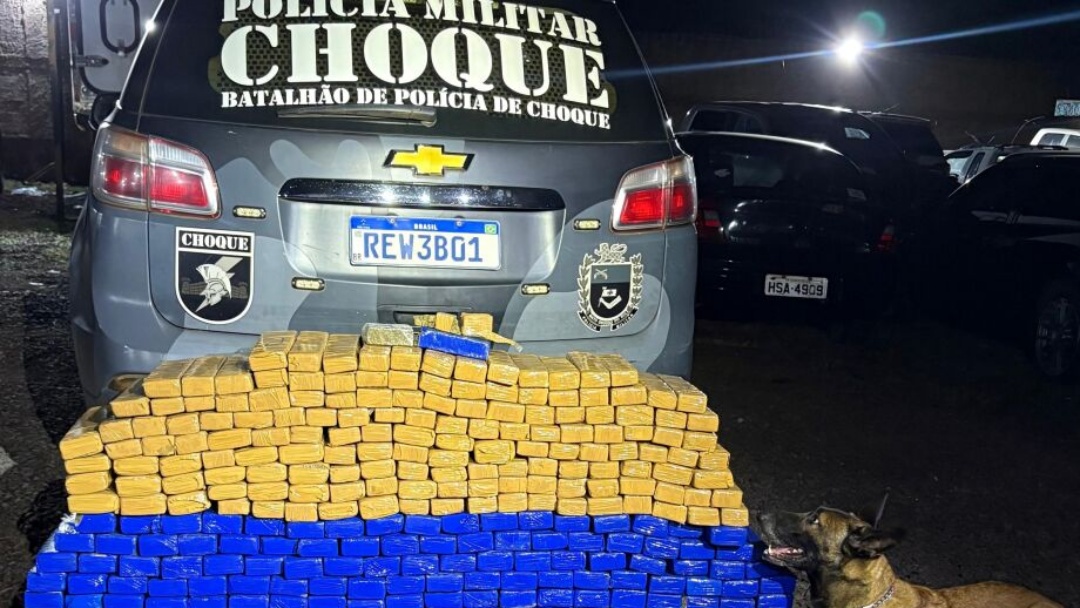 Choque apreende drogas avaliadas em R$ 757 mil em bairro de Campo Grande