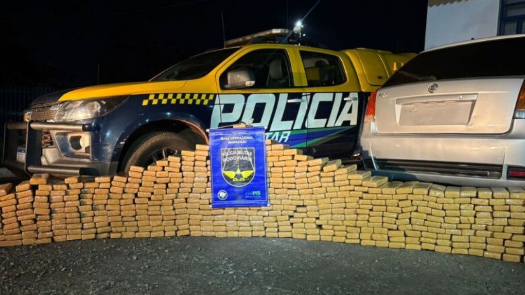 Homem &eacute; preso transportando mais de 500 quilos de maconha em ve&iacute;culo na BR-060