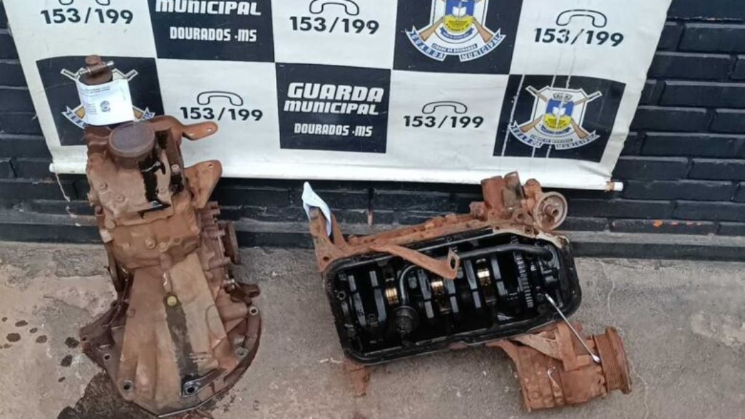 Homem &eacute; preso em flagrante ap&oacute;s furtar pe&ccedil;as automotivas em Dourados
