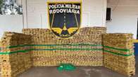 Pol&iacute;cia Militar Rodovi&aacute;ria apreende 4 toneladas de maconha no fim de semana   
