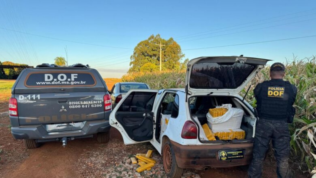 Foragido é recapturado com mais de 300 quilos de maconha