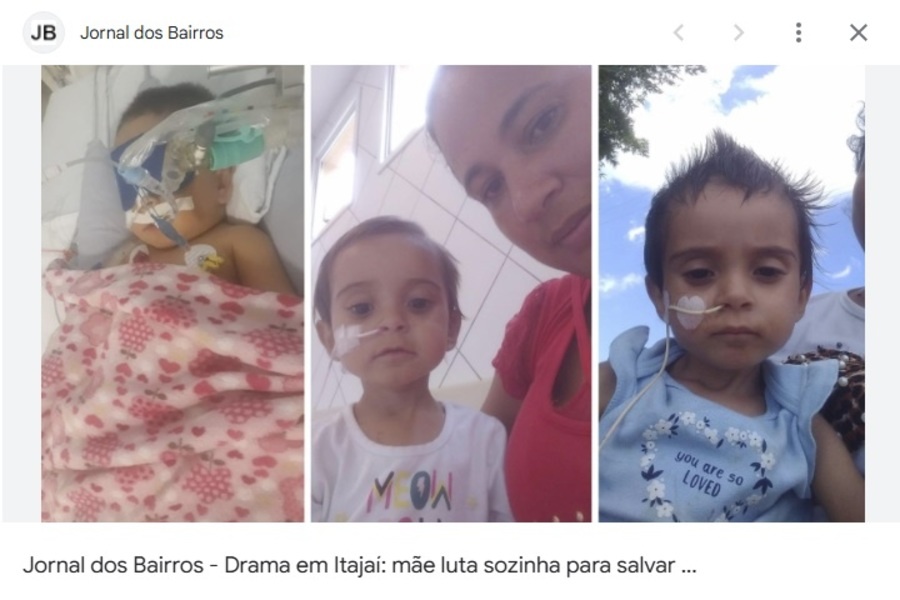 Golpe com pedido de doações para criança com câncer é desmascarado por site de Nova Andradina