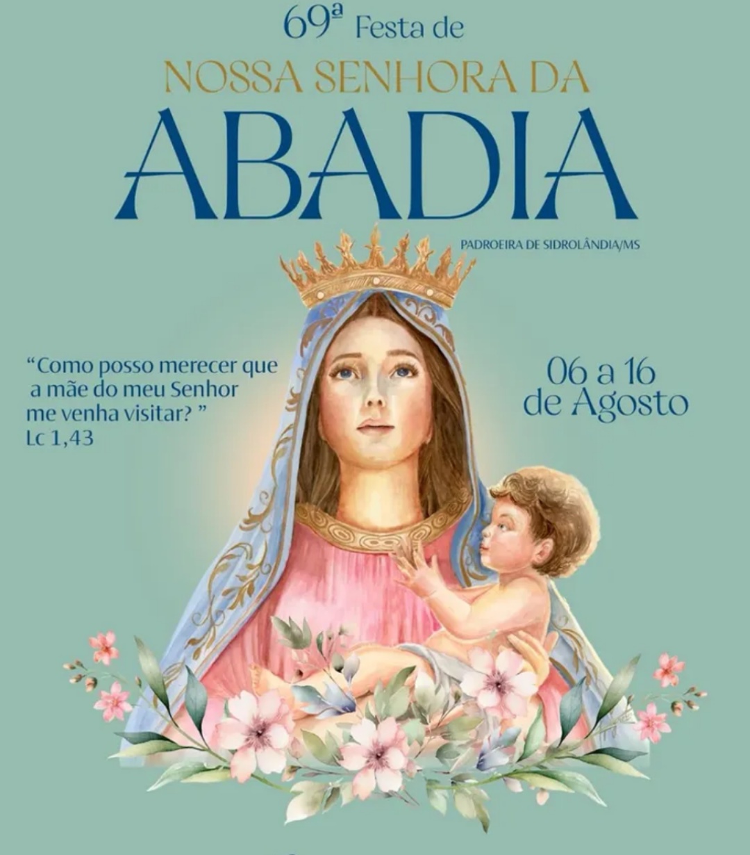 Come&ccedil;a dia 2 a 69&ordf; edi&ccedil;&atilde;o da Festa da Padroeira, com 11 dias de f&eacute;, tradi&ccedil;&atilde;o e celebra&ccedil;&atilde;o 