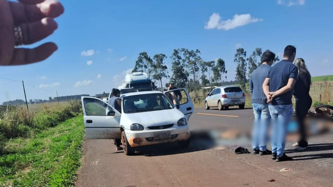 João morreu atropelado ao parar carro em acostamento para ajudar o neto que passava mal na MS-164