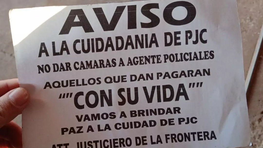 Tensão: ‘Justiceiros’ espalham panfletos no comércio de Pedro Juan Caballero