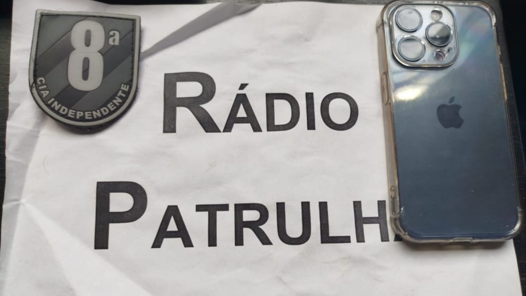 Pol&iacute;cia Militar recupera iPhone furtado em empresa no bairro S&atilde;o Bento