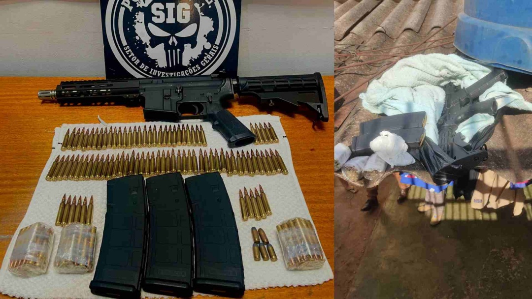 Arsenal apreendido em Três Lagoas pode ter ligação com facções