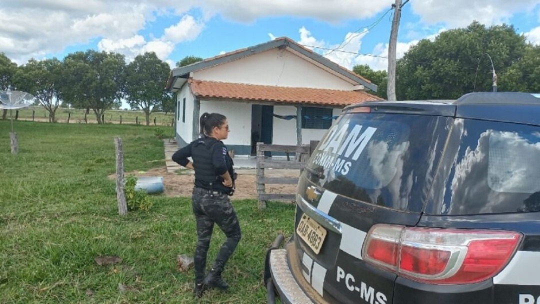Mulher é resgatada após ser mantida em cárcere e violentada em fazenda no Pantanal de Coxim