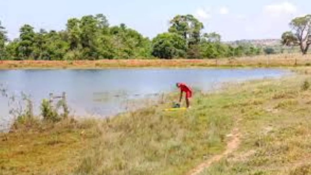 Corpo &eacute; encontrado por adolescentes preso a pedras em lago de Terenos