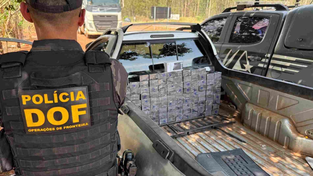 DOF intercepta carga de celulares contrabandeados e prende homem em Ponta Porã