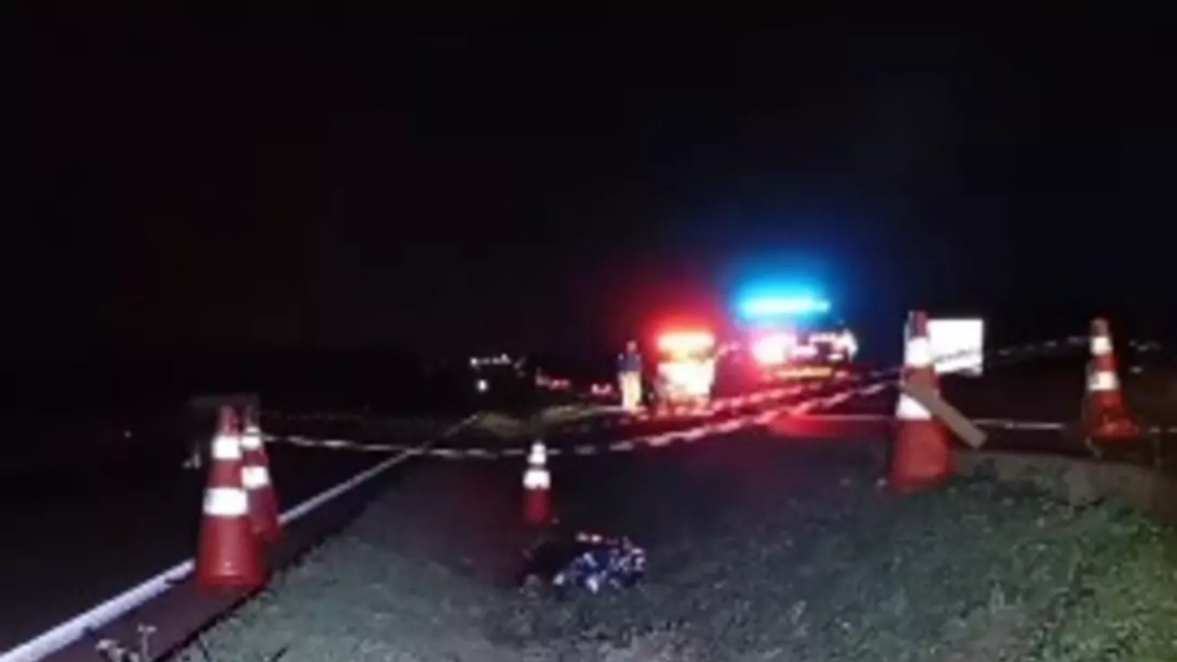 Homem morre atropelado na BR-163 em Dourados