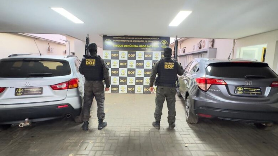 Carros com sinais de adultera&ccedil;&atilde;o s&atilde;o apreendidos em Dourados; jovem vai preso