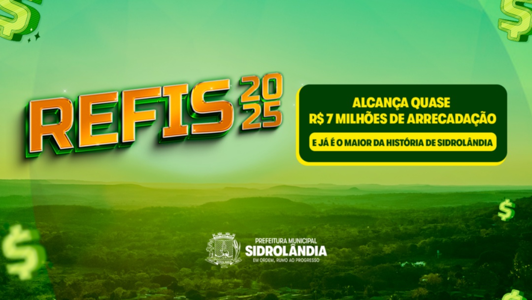 REFIS 2025 bate recorde e Prefeitura arrecada quase R$ 7 milh&otilde;es