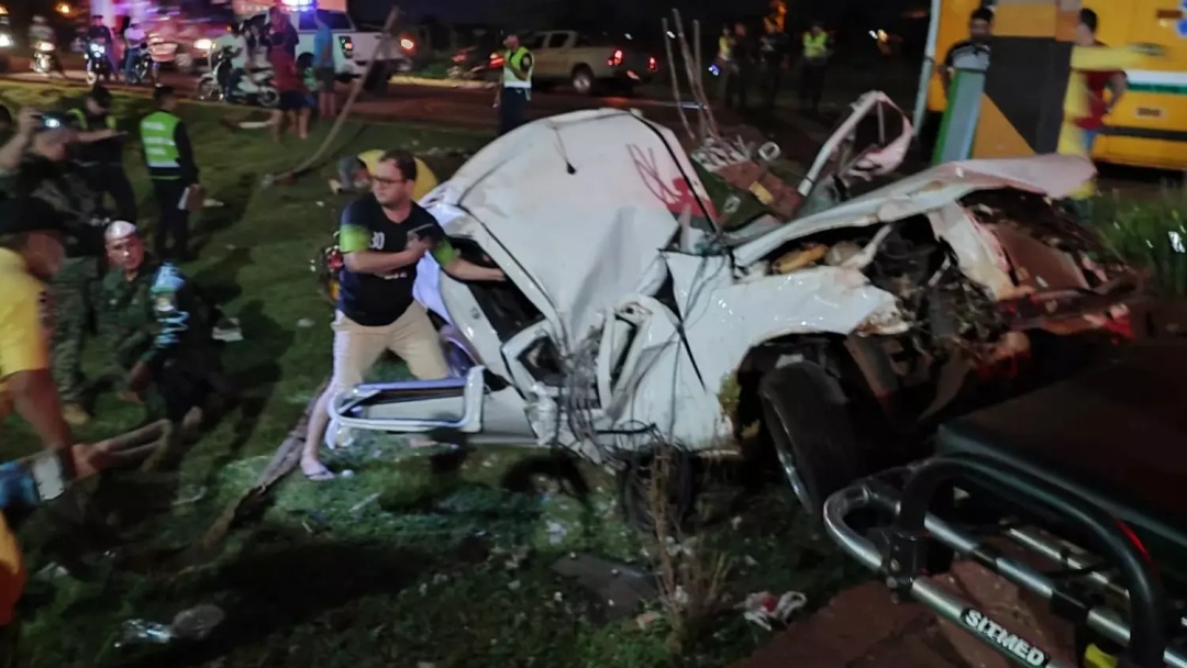 Acidente na fronteira com Mato Grosso do Sul mata motorista e deixa tr&ecirc;s passageiros feridos
