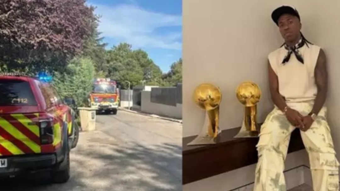 Casa de Vini Jr. em Madri tem princ&iacute;pio de inc&ecirc;ndio ap&oacute;s falha el&eacute;trica na sauna   