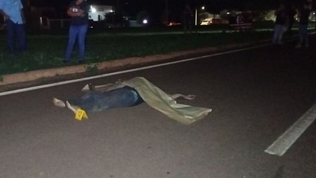 Idoso morre atropelado por caminh&atilde;o na MS-156, em Dourados  