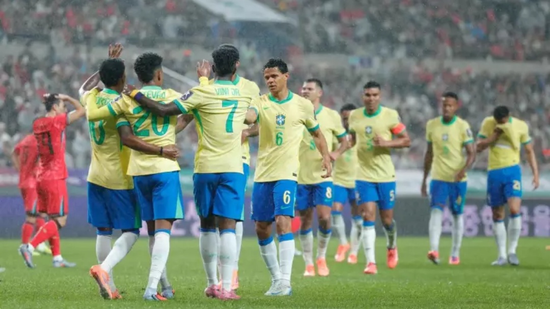 Brasil mostra evolu&ccedil;&atilde;o e goleia Coreia do Sul em amistoso