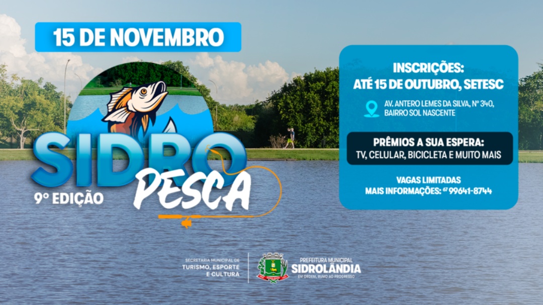 Termina nesta Quarta-feira prazo de inscri&ccedil;&atilde;o para o 9&ordm; Sidropesca, que acontece em 15 de novembro