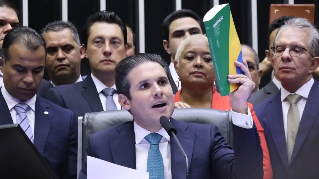 Hugo Motta anuncia prioridade para projetos contra o crime organizado e seguran&ccedil;a p&uacute;blica