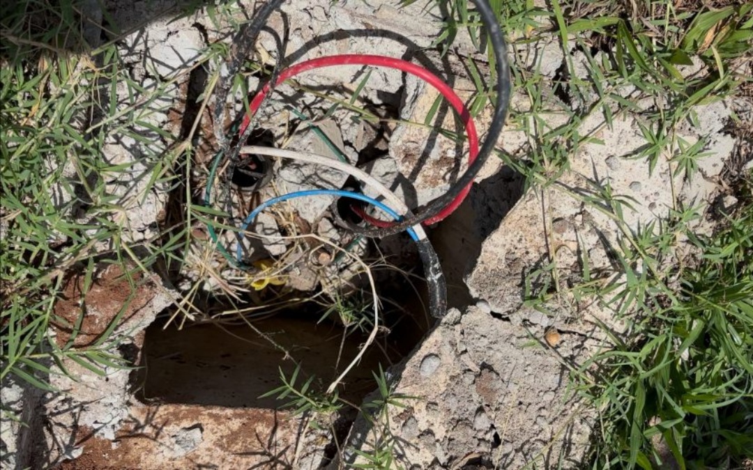 Uma semana ap&oacute;s inaugura&ccedil;&atilde;o, furto de fios deixa parque &agrave;s escuras em cidade de MS