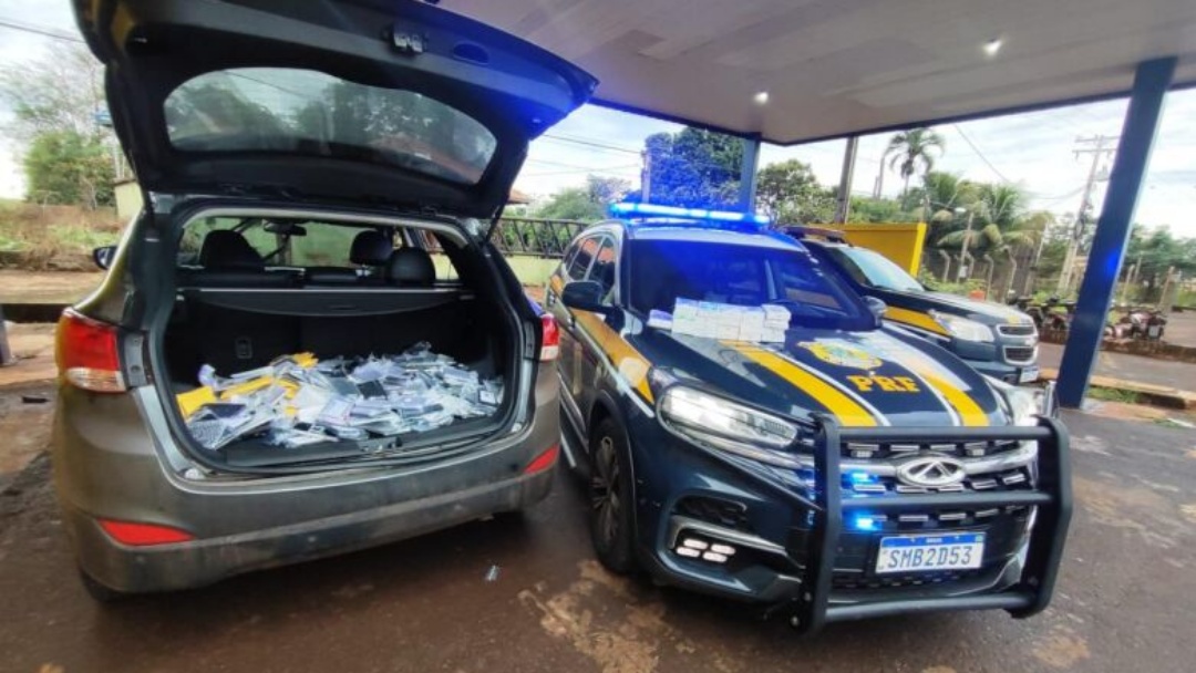 Tr&ecirc;s semanas ap&oacute;s ser flagrado com carga, homem &eacute; preso com quase o triplo de celulares em Dourados