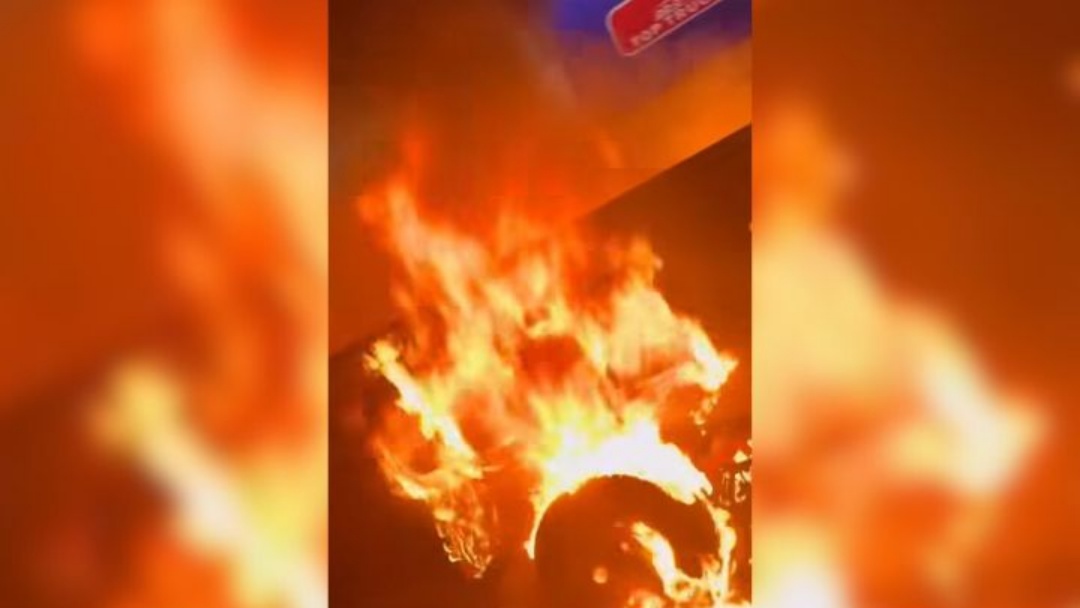 B&ecirc;bado que furtou caminh&atilde;o saiu dirigindo com freio de m&atilde;o puxado antes de inc&ecirc;ndio