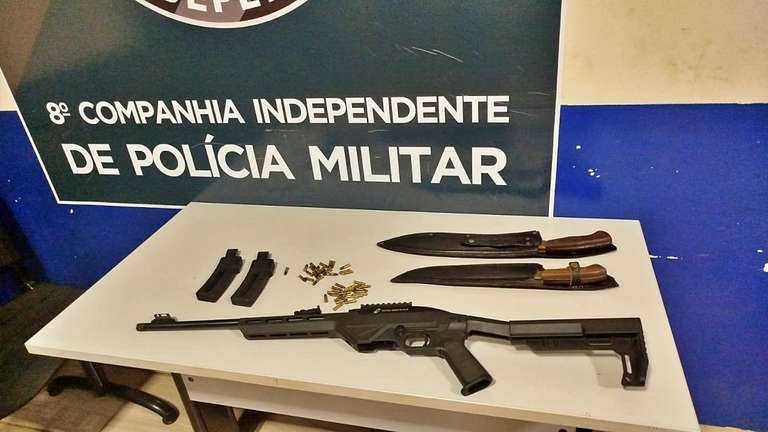 Homem armado com carabina &eacute; detido ap&oacute;s negocia&ccedil;&atilde;o do BOPE em assentamento de Sidrol&acirc;ndia