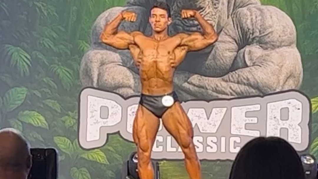 Jovem sidrolandense de 18 anos conquista 3º lugar em competição de fisiculturismo