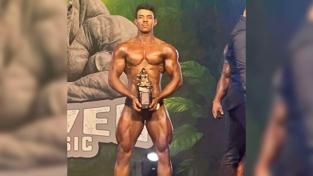Jovem sidrolandense de 18 anos conquista 3º lugar em competição de fisiculturismo