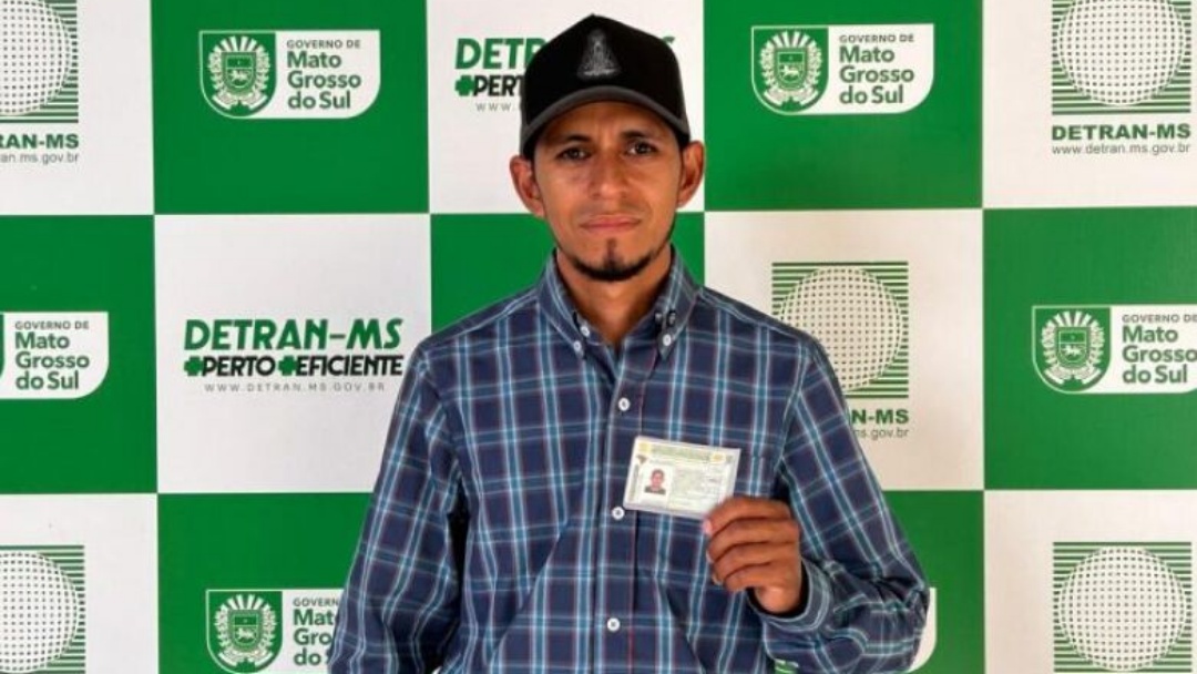Detran habilita 1&ordf; condutor de MS pela CNH do Brasil
