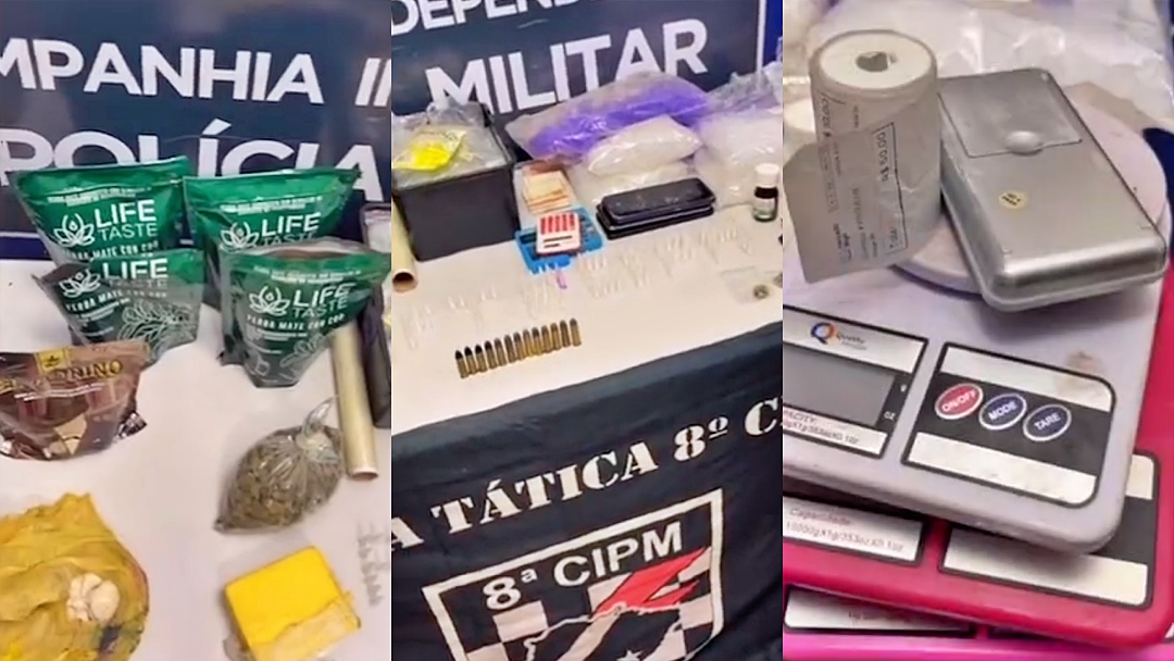 Pol&iacute;cia encontra droga na casa do cunhado da suspeita de atentado