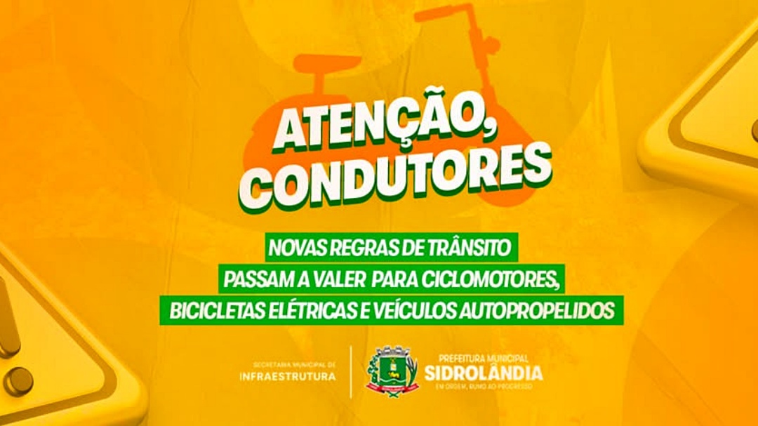 Departamento de Tr&acirc;nsito alerta sobre novas regras para ciclomotores